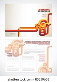 tri fold business brochure template