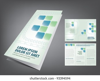 tri fold business brochure template