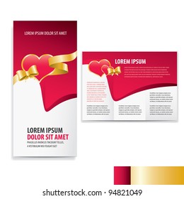 tri fold business brochure template