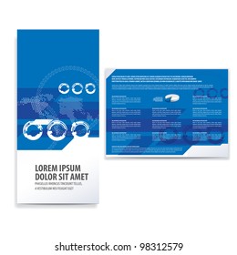 tri fold business brochure template