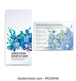 tri fold business brochure template