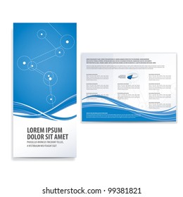 tri fold business brochure template