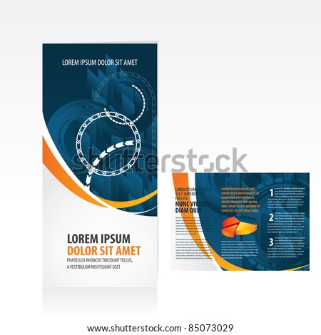 tri fold business brochure template