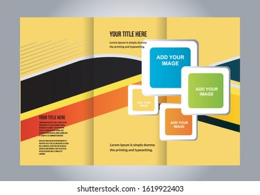 Tri Fold Corporate Brochure Design Template For Business Branding