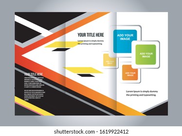 Tri Fold Corporate Brochure Design Template For Business Branding