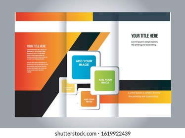 Tri Fold Corporate Brochure Design Template For Business Branding