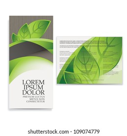 Tri Fold Eco Brochure Template