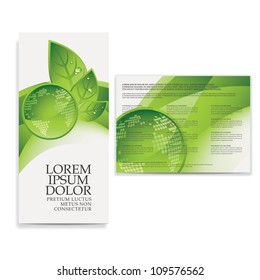 Tri Fold Eco Brochure Template