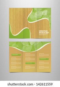 Tri Fold Eco Brochure Template