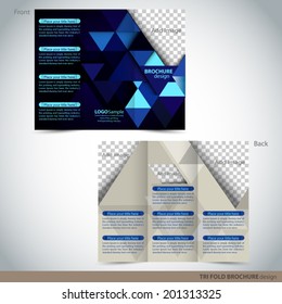 Tri Folder Brochure - Leaflet mock up