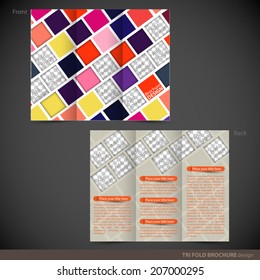 Tri Folder Brochure - Leaflet mock up