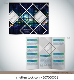 Tri Folder Brochure - Leaflet mock up