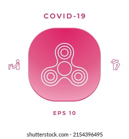 Icono Tri Spinner, elementos para su diseño