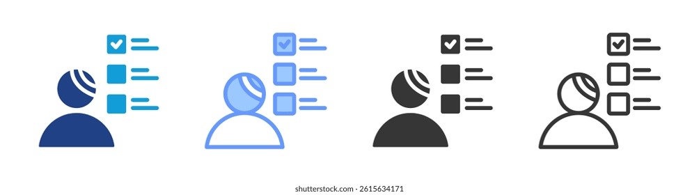 Triage icon set multiple style collection