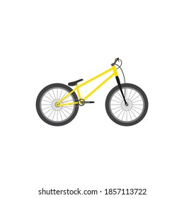 trial bike, on white background