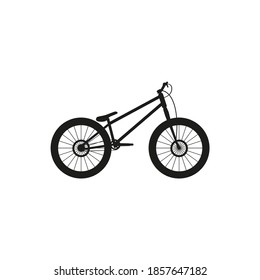 trial bike, on white background