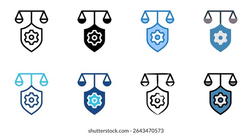 Trial icon set multiple style collection 
