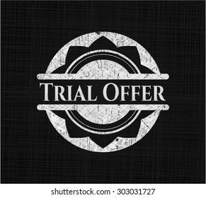 Trial Offer chalk emblem