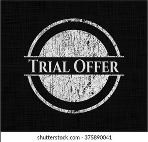 Trial Offer on chalkboard