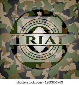 Trial on camouflage pattern