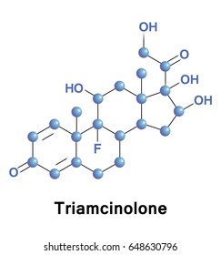 Triamcinolone Is An Intermediate-acting Synthetic Glucocorticoid Given Orally, By Injection, By Inhalation, Or As A Topical Ointment Or Cream