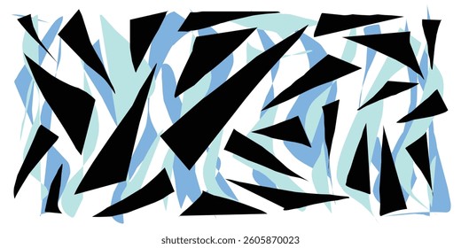 Triange and abstract non geometric shape