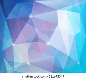 Triangle 3d geometric pattern