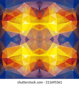 Triangle 3d geometric pattern