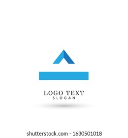 Triangle 3d Logo. Symbol & Icon Vector Template.