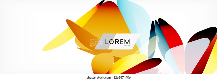 Estilo de arte poligonal triangular 3d. Diseño geométrico futuro. Geometría vectorial, decoración futurista.