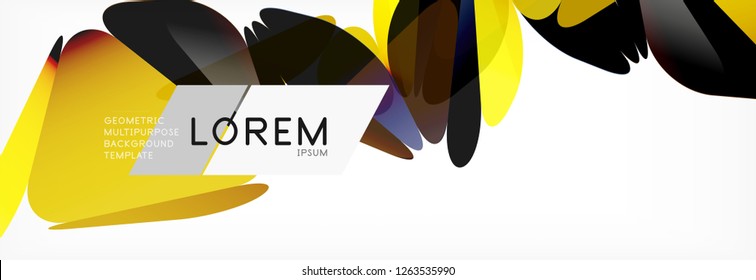 Triangle 3d polygonal art style. Future geometric design. Vector geometry futuristic decoration.