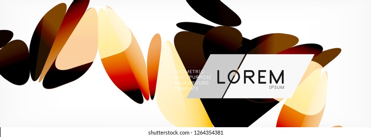 Triangle 3d polygonal art style. Future geometric design. Vector geometry futuristic decoration.