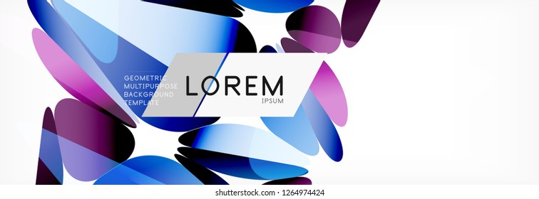 Triangle 3d polygonal art style. Future geometric design. Vector geometry futuristic decoration.