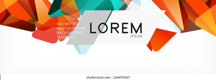 Triangle 3d polygonal art style. Future geometric design. Vector geometry futuristic decoration.
