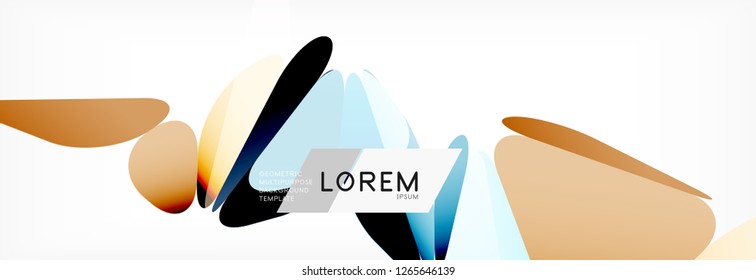 Triangle 3d polygonal art style. Future geometric design. Vector geometry futuristic decoration.