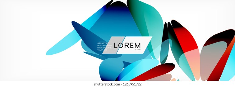 Estilo de arte poligonal triangular 3d. Diseño geométrico futuro. Geometría vectorial, decoración futurista.