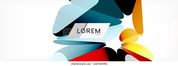 Triangle 3d polygonal art style. Future geometric design. Vector geometry futuristic decoration.