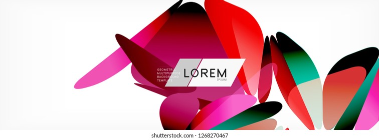 Estilo de arte poligonal triangular 3d. Diseño geométrico futuro. Geometría vectorial, decoración futurista.