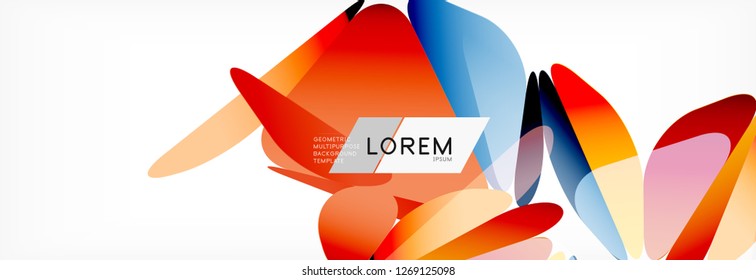 Triangle 3d polygonal art style. Future geometric design. Vector geometry futuristic decoration.