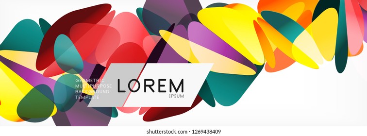 Triangle 3d polygonal art style. Future geometric design. Vector geometry futuristic decoration.