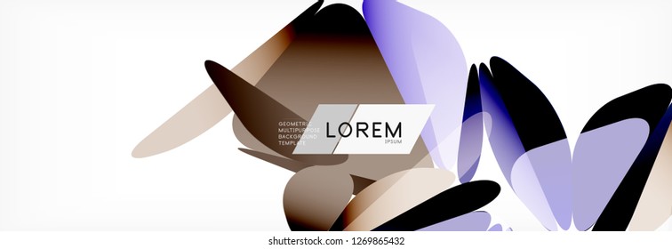Triangle 3d polygonal art style. Future geometric design. Vector geometry futuristic decoration.
