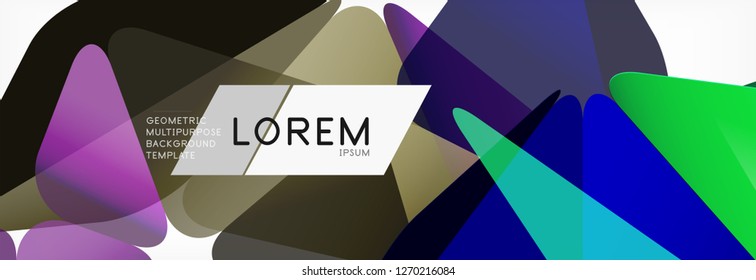 Estilo de arte poligonal triangular 3d. Diseño geométrico futuro. Geometría vectorial, decoración futurista.