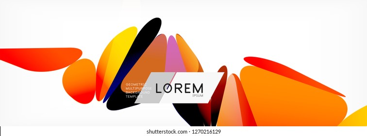 Triangle 3d polygonal art style. Future geometric design. Vector geometry futuristic decoration.