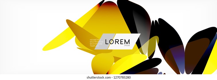 Triangle 3d polygonal art style. Future geometric design. Vector geometry futuristic decoration.