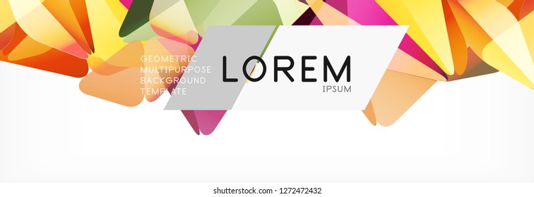 Triangle 3d polygonal art style. Future geometric design. Vector geometry futuristic decoration.