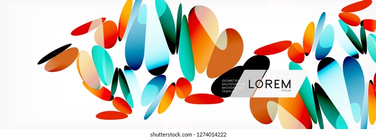 Triangle 3d polygonal art style. Future geometric design. Vector geometry futuristic decoration.