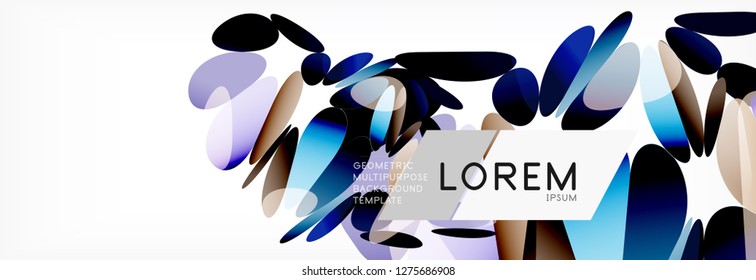 Triangle 3d polygonal art style. Future geometric design. Vector geometry futuristic decoration.
