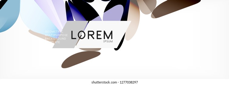 Triangle 3d polygonal art style. Future geometric design. Vector geometry futuristic decoration.