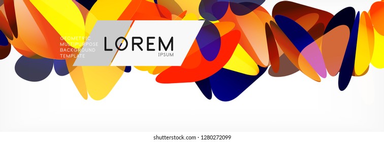 Triangle 3d polygonal art style. Future geometric design. Vector geometry futuristic decoration.