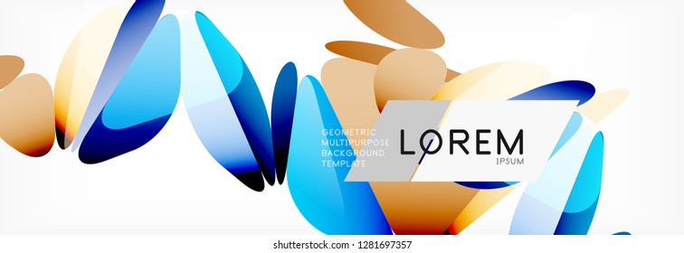Estilo de arte poligonal triangular 3d. Diseño geométrico futuro. Geometría vectorial, decoración futurista.